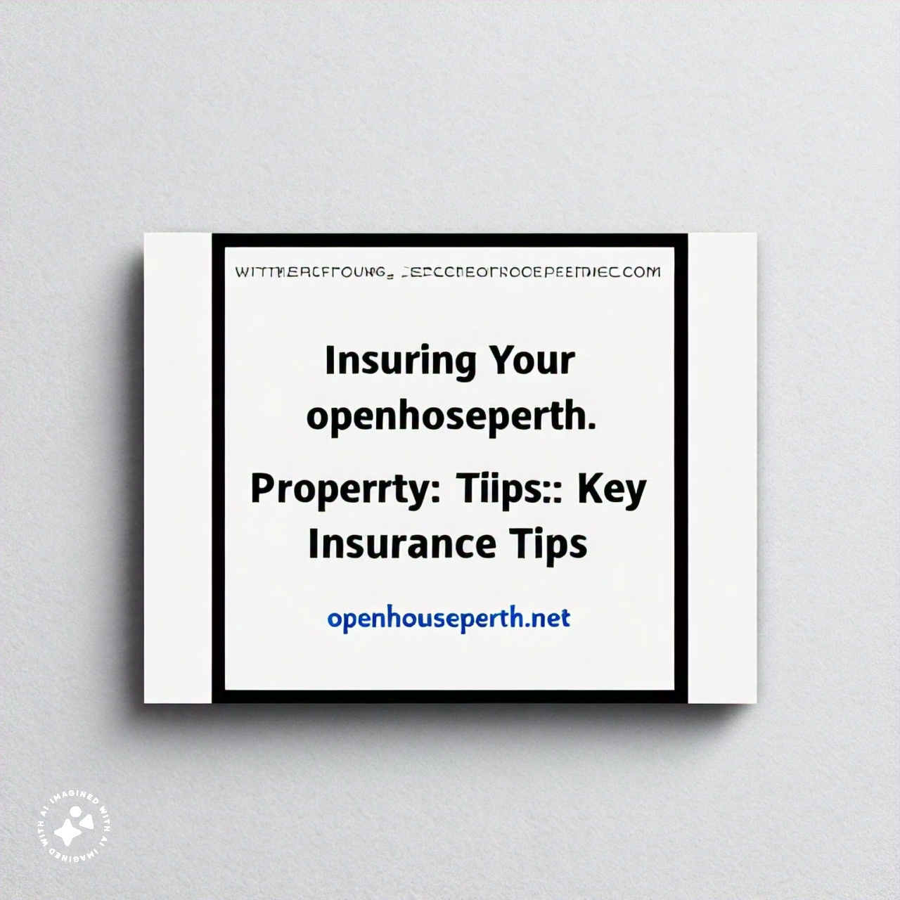 Insuring Your openhouseperth.net Property: Key Insurance Tips